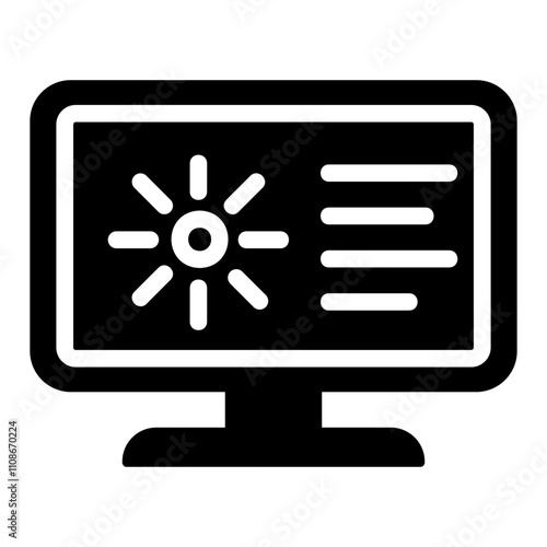tv program Solid icon