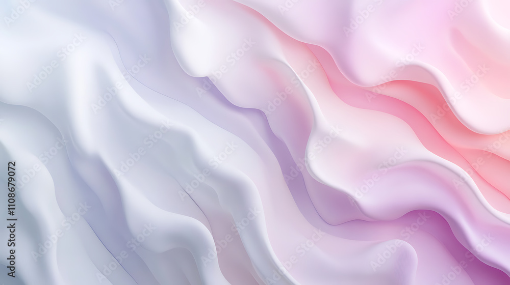 Obraz premium Abstract Pastel Gradient Waves Background