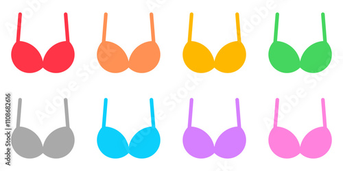 Editable bra, bikini vector icon. Clothing, fashion, apparel. Part of a big icon set family. Perfect for web and app interfaces, presentations, infographics, etc