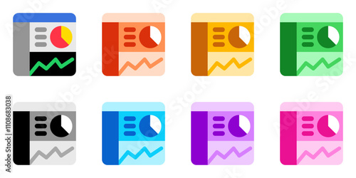 Editable website dashboard, statistics, analytics vector icon. Part of a big icon set family. Perfect for web and app interfaces, presentations, infographics, etc