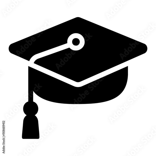 mortarboard Solid icon