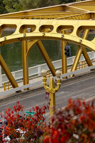 Obraz na płótnie bridge over the river w salonie
