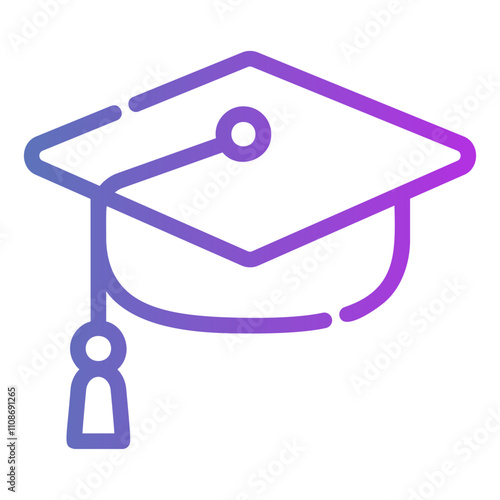 mortarboard Gradient icon