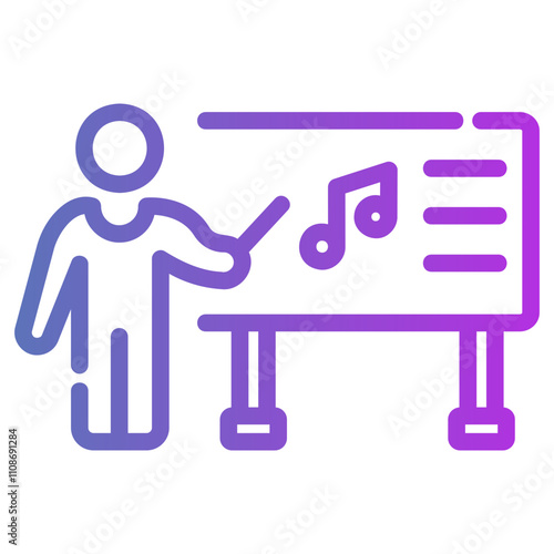 music Gradient icon