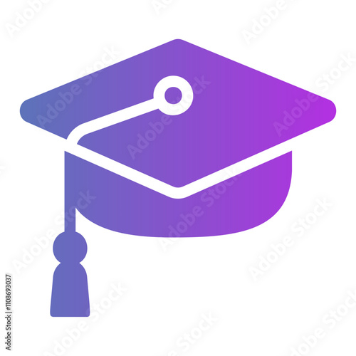 mortarboard Gradient icon