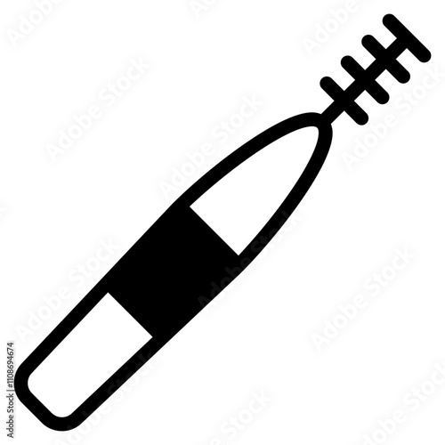 spoolie brush icon with mixed style. Suitable for website design, logo, app, UI and etc. Based on the size of the icon in general, so it can be reduced.