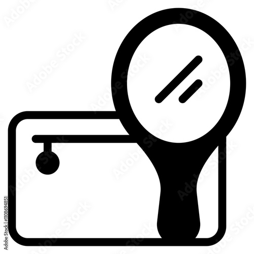 cosmetic bag icon with mixed style. Suitable for website design, logo, app, UI and etc. Based on the size of the icon in general, so it can be reduced.