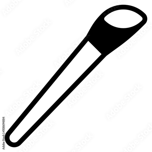 concealer brush icon with mixed style. Suitable for website design, logo, app, UI and etc. Based on the size of the icon in general, so it can be reduced.