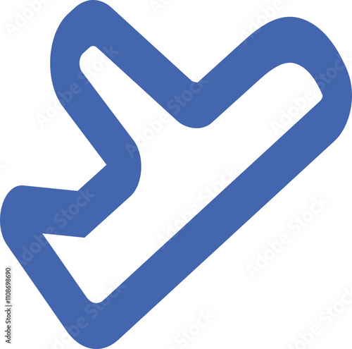 Takeoff icon logo design