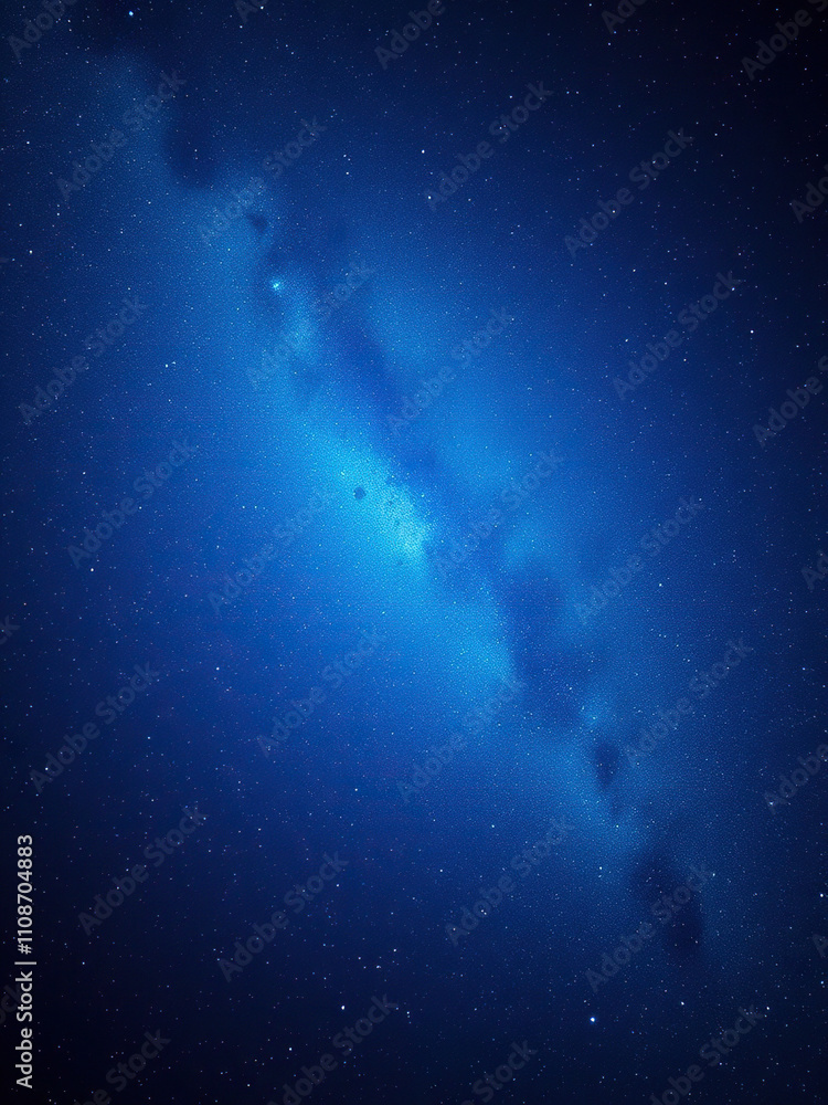 Fototapeta premium Dense cluster of stars forming a celestial map across a midnight blue sky, charting, dark, navigation, twinkling, constellations