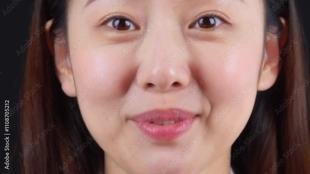 Cute Expression Beautiful Asian Woman Cute Expression Beautiful Asian Woman