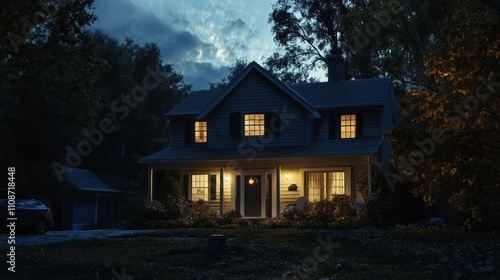 House at Twilight