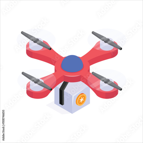 Medical drone for delivering emergency supplies and medicines