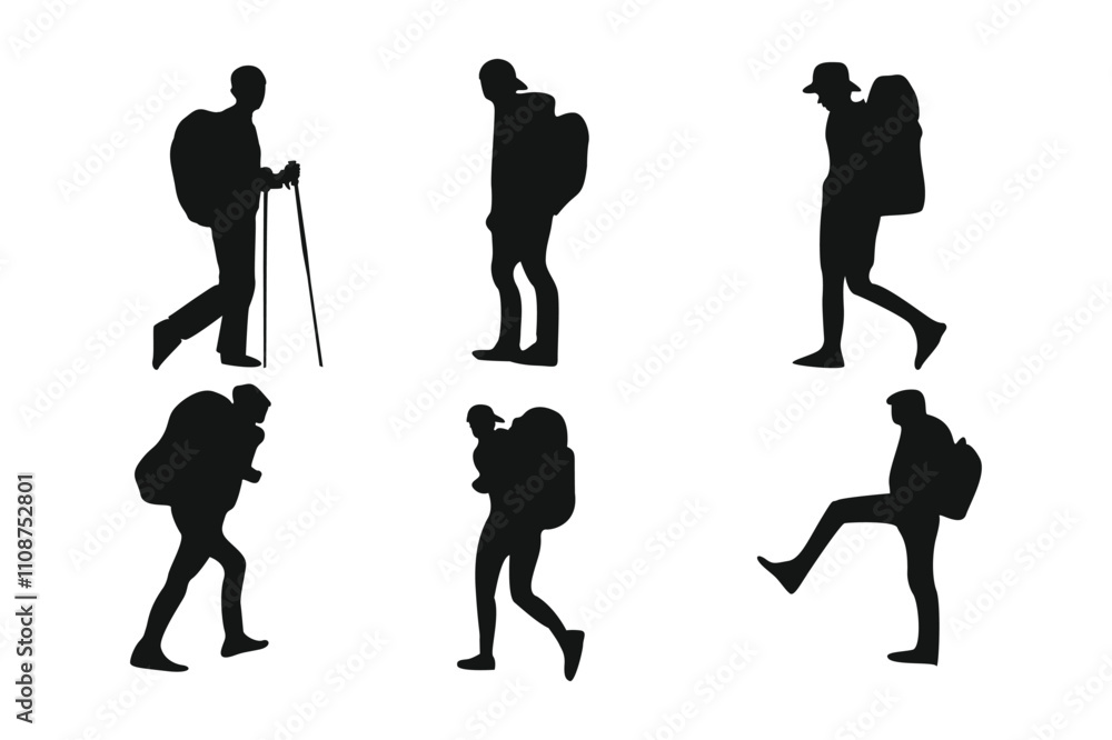 Obraz premium people silhouettes