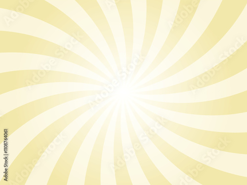Vanilla white sunburst background. Radial retro glowing rays banner. retro whirlwind starburst vector abstract background. Twisted radial illustration.
