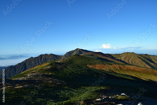 紅葉の日本百名山「飯豊山」