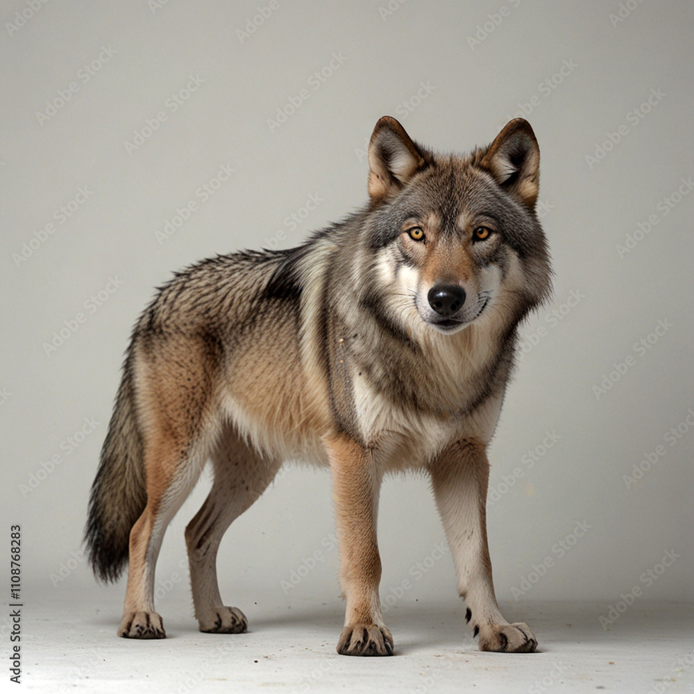 Obraz premium gray wolf lupus