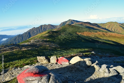 紅葉の日本百名山「飯豊山」