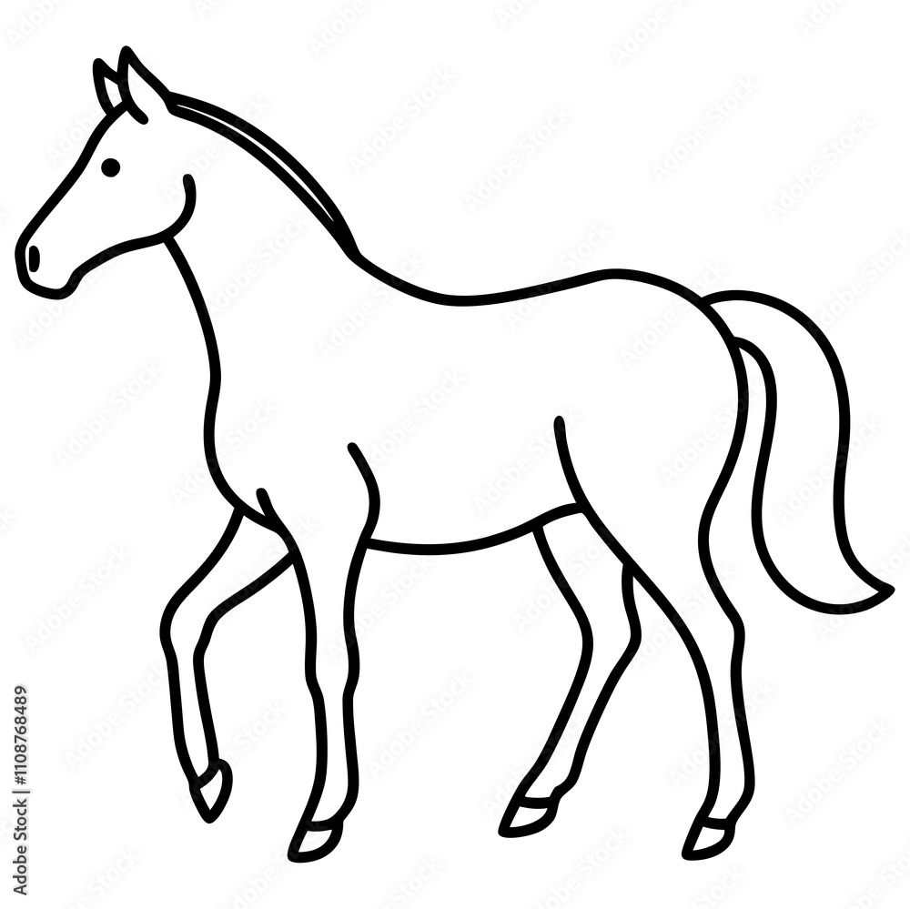 Obraz premium horse illustration