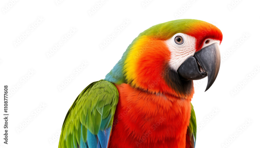 Fototapeta premium Parrot isolated on transparent background