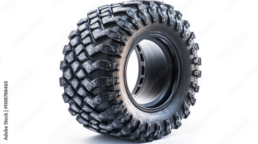 Winter Tire with Thick Tread Prepared for Snowy Roads
Winter Tire with Thick Tread Prepared for Snowy Roads