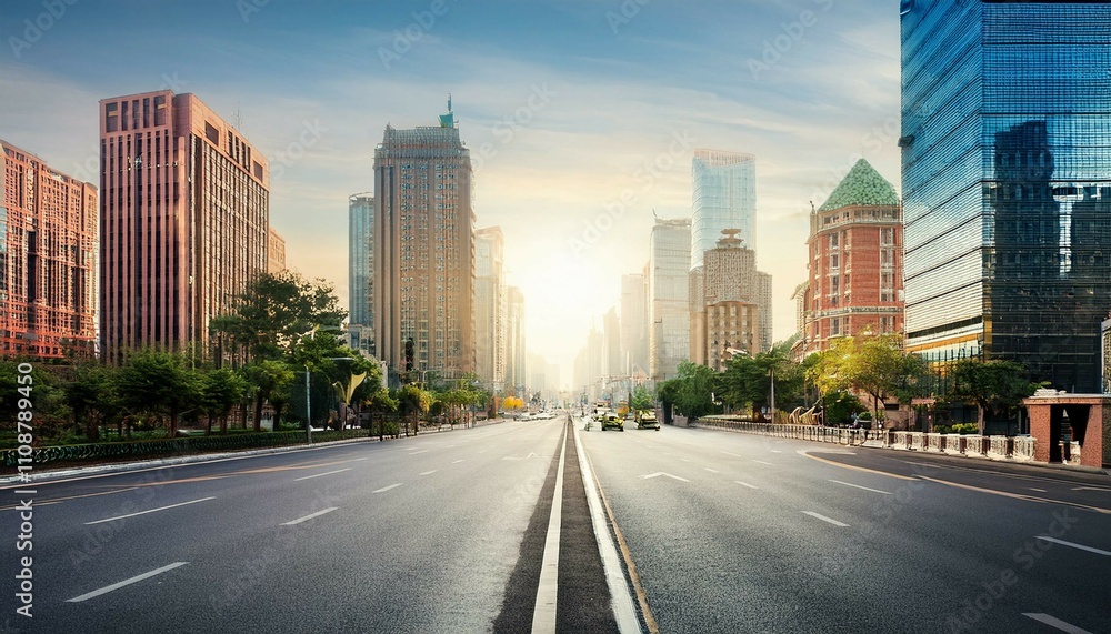 Fototapeta premium downtown city