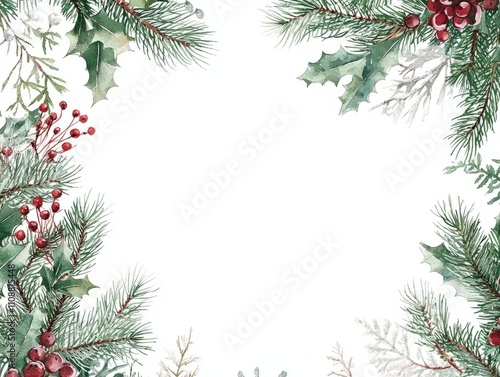 Whimsical Watercolor Holiday Memories - Detailed Christmas Artwork with Joyful Traditions on Isolated White Background