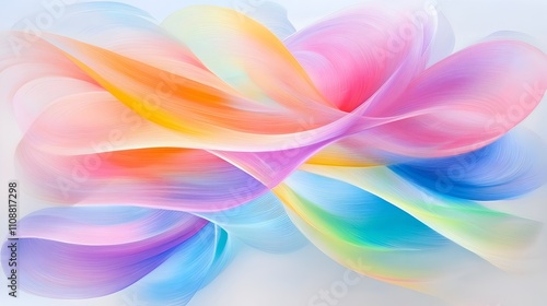 A colorful swirl of colors
