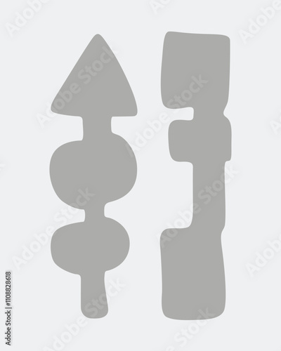 natural stone shape that means abstract