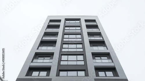 Modern White Building with Sleek Architecture