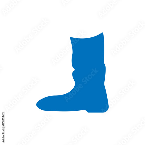 Brisk boots icon Thin line illustration set