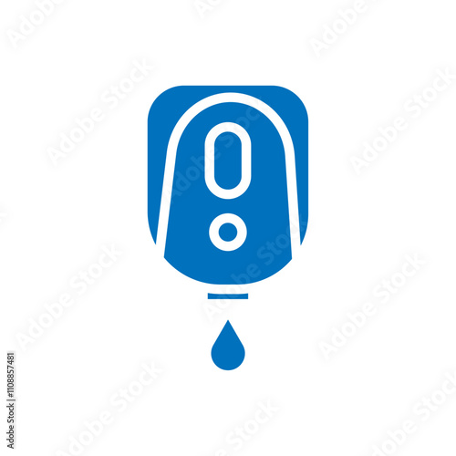 Electrical soap box icon Thin line illustration set