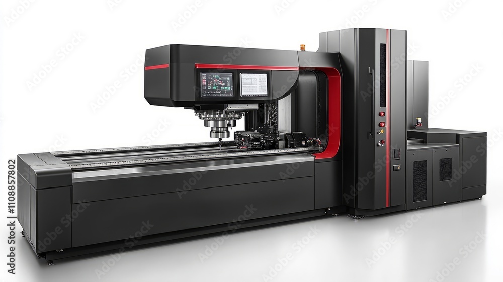 Obraz premium Modern industrial machine with precision technology