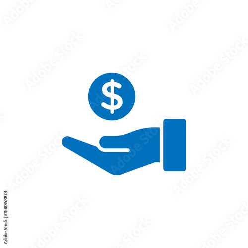 Loan icon Thin line illustration set