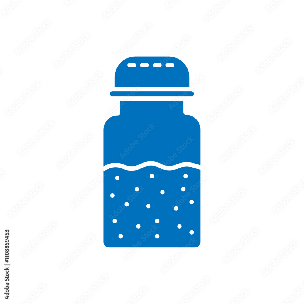 Obraz premium Pepper shaker icon Thin line illustration set