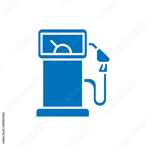 Petrol icon Thin line illustration set