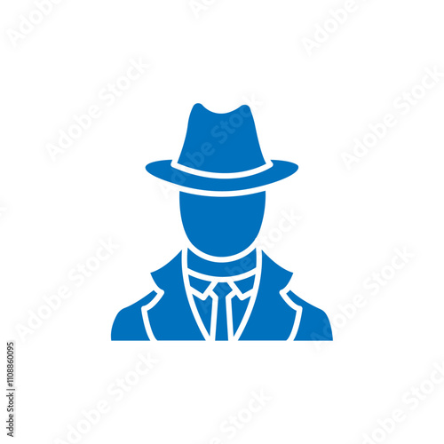 Spy icon Thin line illustration set
