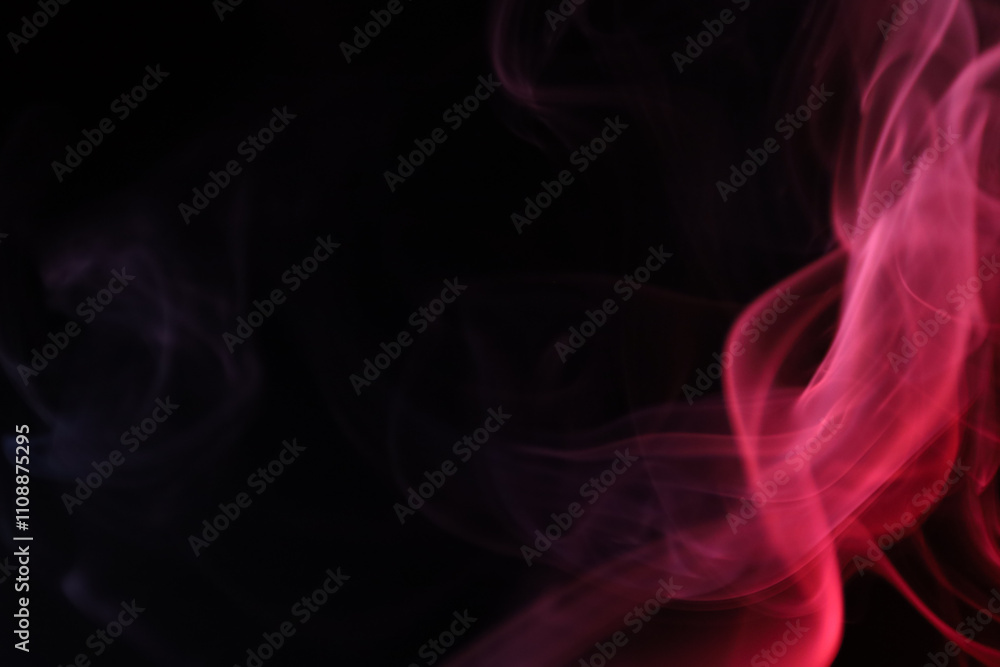 Red and white lines, vibrant smoke on the dark background, colourful abstract, minimalism, line of light on black background, bright surface Red and white lines, vibrant smoke on the dark background, colourful abstract, minimalism, line of light on black background, bright surface