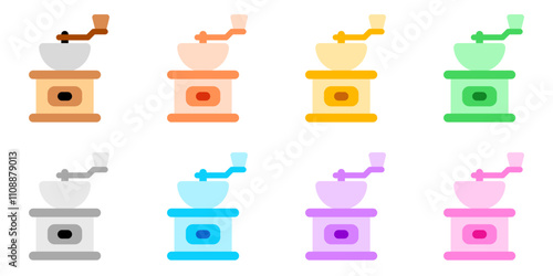 Editable coffee grinder vector icon. Cafe, coffee shop, restaurant, drink, beverages. Part of a big icon set family. Perfect for web and app interfaces, presentations, infographics, etc