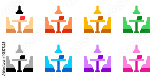 Editable restaurant seat vector icon. Food, restaurant. Part of a big icon set family. Perfect for web and app interfaces, presentations, infographics, etc