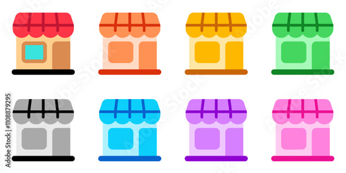 Editable store building vector icon. Food, restaurant. Part of a big icon set family. Perfect for web and app interfaces, presentations, infographics, etc