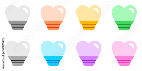 Editable dental implant vector icon. Dentistry, healthcare, medical. Part of a big icon set family. Perfect for web and app interfaces, presentations, infographics, etc