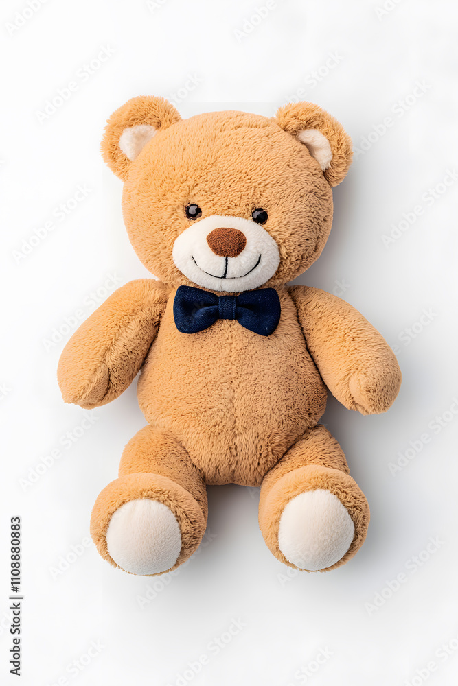 Obraz premium Teddy bear toy, isolated on white background