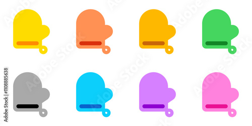 Editable oven mitten vector icon. Part of a big icon set family. Perfect for web and app interfaces, presentations, infographics, etc