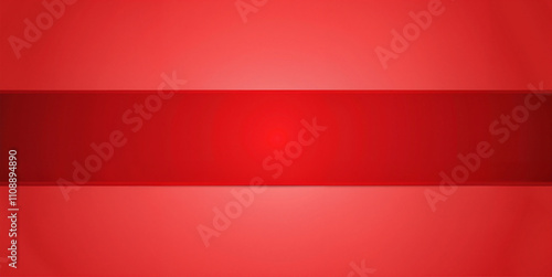 Free Download Elegant red Christmas banner with gradient ribbon design - GFXLoad