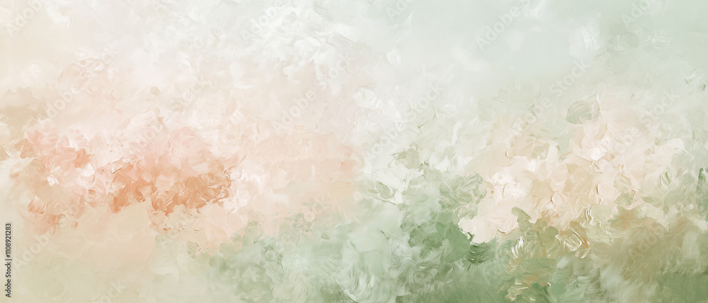 Obraz premium Abstract watercolor background with soft pastel hues blending seamlessly into an elegant and calming textured design