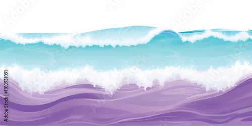 Transparent abstract purple and white abstract water color ocean wave texture background. Banner Graphic Resource as background for ocean wave and water wave abstract graphics
