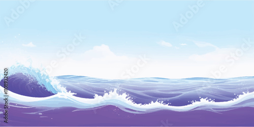 Transparent abstract purple and white abstract water color ocean wave texture background. Banner Graphic Resource as background for ocean wave and water wave abstract graphics
