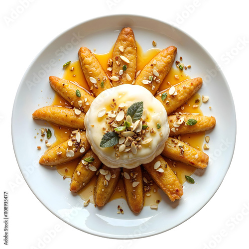 Shahi Tukda Recipe Royal Indian Dessert with Bread and Cream PNG Transparent Background




 photo