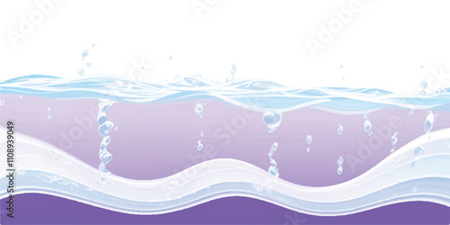 Transparent abstract purple and white abstract water color ocean wave texture background. Banner Graphic Resource as background for ocean wave and water wave abstract graphics
